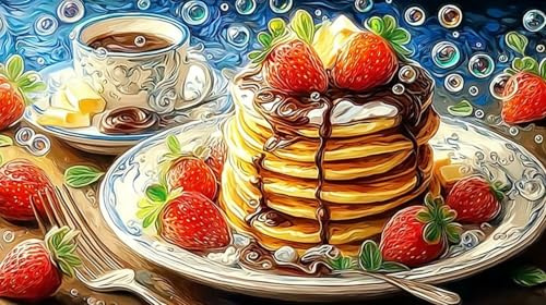 Kuchen Puzzles 1000-teilige Schwer Spielzeug Lernspiel Impossible Herausforderungsspielzeug für Erwachsene und Kinder 75x50cm/1000pcs