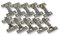 10x Stück FERRARI Topfband Eckanschlag 26mm Scharnier Topfscharniere Federscharnier