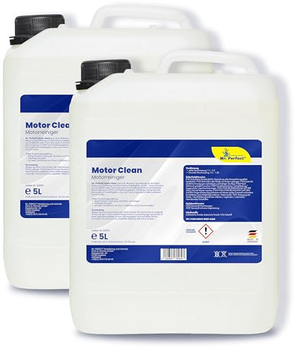 Mr. Perfect® Motorstar, 2 x 5L - Nettoyant pour moteurs, système et équipements, nettoyant de pièces pour enlever l'huile, la graisse, la suie