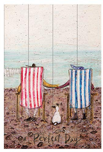 Sam Toft 'Perfect Day' Holz Drucken, 40 X 59 Cm Mehrfarbig