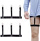 GoHZQ Herren Hemdhalter Elastisch Hemden Halter Hose mit Rutschfest Sperrung Schellen für Shirt Stays, Versteckter Hemdclip hält das Hemd Ordentlich