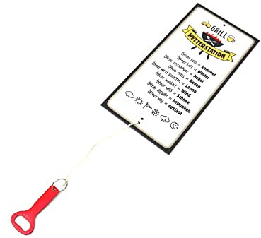 GILDE Schild Wetterstation + Flaschenöffner