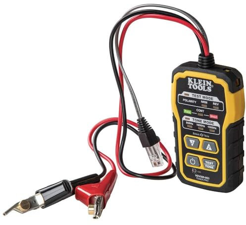 KLEIN TOOLS Tongenerator Leitungssucher, Toner-Pro, Telefon (RJ11 und RJ12), Daten (RJ45) Koax und weitere VDV500-063