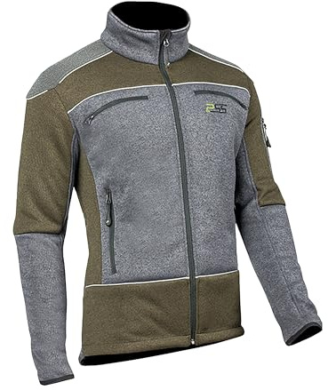 PSS Faserstrickjacke X-treme Arctic Grün/Grau Größe L