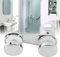 Glass Door Bolt, Bathroom Glass Door Lock Shower Room Latch Lock for Home Office Doors Use Household Decoration