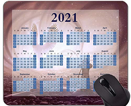 2021 Kalender Mauspad, Monk Angel Pray Mauspads