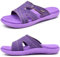 KuaiLu Ciabatte Donna Ortopediche Moda Leggere Comode Supporto Arco Plantare Doccia Sandali Estive Spiaggia Piscina Aperte Mare Pantofole Antiscivolo Gomma Suole Scarpe Viola 39