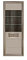 FORTE Tiziano Vitrine, Holzwerkstoff, Eiche Antik kombiniert mit Beige Glanz, 74 x 203,5 x 41,3 cm