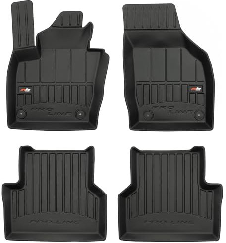 MOTOS Gummimatten Auto Fussmatte passend für Audi Q3 I 2011-2018 Verbessern Sie Ihren Reisekomfort mit Antirutschmatte Auto 3D- Allwetter fußmatten Auto, Schutz vor Verschmutzung