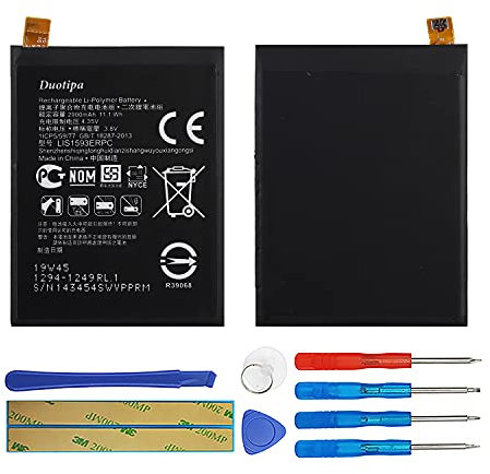 Duotipa Ersatzakku Batterie LIS1593ERPC kompatibel mit Sony Xperia Z5 E6603 E6653 mit Werkzeugen