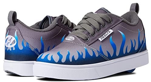 Heelys Mädchen Rollschuhe Skateschuhe, Grau/Blau, 7 Little Kid