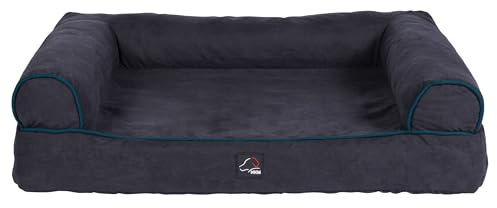 HKM ANAM Cara Hundesofa Dunkelblau/Petrol S
