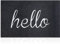 AOAOPQ Hello Doormat Welcome Mat Outdoor with Natural Rubber Backing,60x90 Non-slip Heavy Duty Door Mats Inside for High Traffic Area Large Floor Mats Black