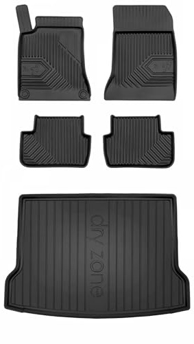 MOTOS Set de alfombrillas de goma y alfombrillas de maletero para Mercedes-Benz GLA X156 2013-2019 Mejora la comodidad de tus viajes con la alfombrilla antideslizante para coche NO.77- alfombrillas pa