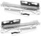 Ketogauu 2X 80 degree Sprung Hinges Cabinet Door Lift Up Stay Flap Top Support Cupboard Kitchen