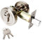 Door Lock with 3 Keys Single Deadbolt,Single Cylinder Deadbolt,Round Deadbolt Lock with Keys,Modern Door Locks,Zinc Alloy Deadbolt,Invisible Door Lock for Front Door, Entrance Door,Passage Door