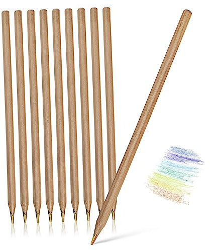 Vaguelly Reichhaltige Farbvielfalt 10 Stück Regenbogenstifte Zeichenwerkzeuge Für Kinder Kunststudenten