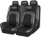 MNNGGGO 9 Stück Autositzbezüge,für Ford Mondeo MK5 2015-2023,Sitzbezug aus PU-Leder Komplett-Set mit Zubehör,D
