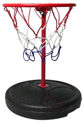 Aro de Baloncesto de la Piscina, 13.8x11 Pulgadas Flotating Pool Basketball Hoop con Baloncesto, Juegos de Pelota de Canasta de Piscina, Juego de Agua para la Piscina de Verano