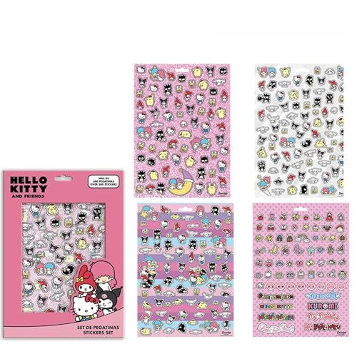 Hello Kitty Aufkleber-Pack, 18.0x25.0x0.1 CM
