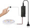 lichtvoll COB Led Streifen Led Strip 3M Kühles Kalt 6000K mit Berühren Dimmer Schalten und 36W Netzteil, Unterbauleuchte Led Streifen 3m Lichtbänder für Akustikpaneele Lichtleiste Küche