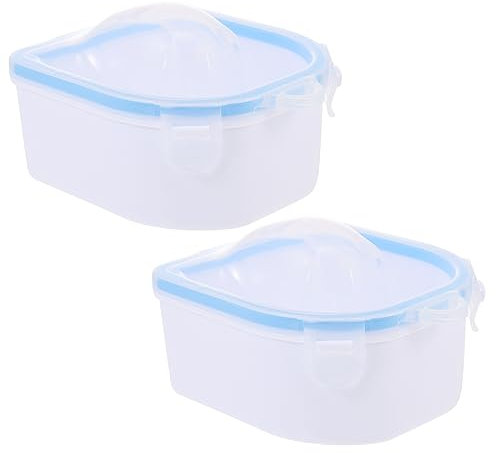 WEKADRIN 2pcs Manicure Supply Nail Polish Removing Bowl Hand Soaking for Gel Removal