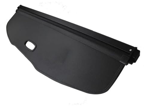 Kofferraumabdeckung für VW für Polo 2002–2010 Sichtschutz Trennwand Sicherheitsabdeckung Hutablage Kofferraumabdeckung(Schwarz)