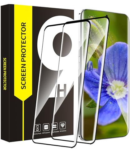 Cable Leader Schutzfolie für Panzerglas für Honor Magic 6 Pro 5G Displayfolie, 3D-Vollschutz Schutzglas, 9H Härte Blasenfrei, Sensible Berührung, 2 Stück HD-Klar Honor Magic 6 Pro Displayschutzfolie