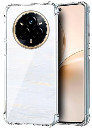 Cool Schutzhülle für Realme 14 Pro, 5G, stoßfest, transparent