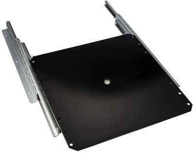 Plato giratorio de GedoTec® para la televisión, para atornillar, soporta hasta 50 kg, de color blanco, brazo de 335 mm. Marca de calidad para tu hogar