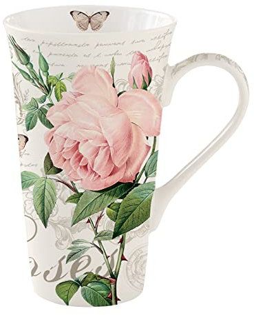 COFFRET 1 MUG 60CL EN PORCELAINE JARDIN BOTANIQUE, Clair