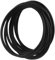 Jelly Braccialetti per bambini e adulti elastici in gomma per capelli in silicone, 10 pezzi (nero)