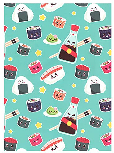 ARKRAFT Geschenkpapier Set 3 Blatt XXL 90 x 65 cm Kunststofffreie Verpackung Papier FSC (18-8975)