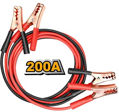 kippen 4009A - Coppia cavi per batteria 200 Ampere, lunghezza 2,50 mt.