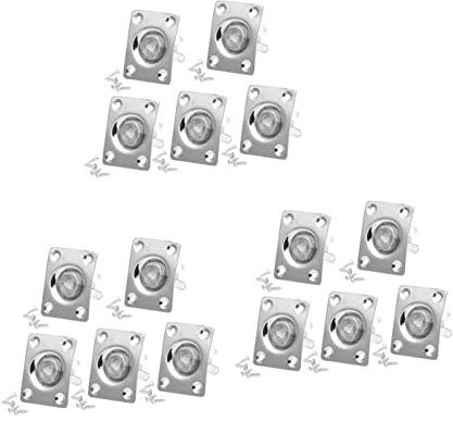 Jack Reacher 15 pcs Screws Square Fer Bass for Plug with Fait Jack Guitar Pièces Electric Électrique Replacement De Plate Silver Electric Guitar