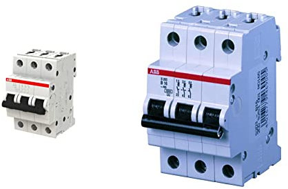 ABB S203 B63 Automatikschalter 6KA 3P, weiß & 2609696 S203-B16 Sicherungsautomat, 16A
