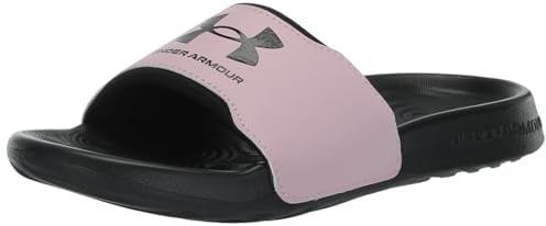 Under Armour Ignite Select Kids' Slide Sandals, 001 Black Prime Pink Black, 18.0 cm