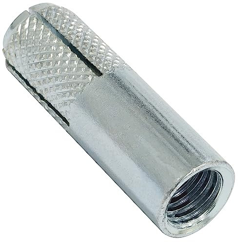 AERZETIX - C67622 - Set di 25 Tasselli di ancoraggio a espansione Ø16x50mm per bullone/vite M12 - tassello per colpire - foratura calcestruzzo mattone pietra fissaggio muratura - in acciaio