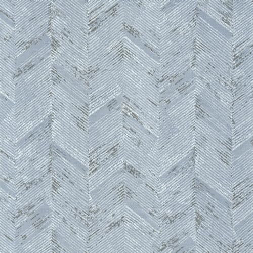 VEELIKE Papel Pintado Azul Espiga Boho Texturizado Tela de Hierba Papel Pintado Geometrico Azul Habitación Vinilo Adhesivo Pared Salon Vinilo Adhesivo Muebles Baño Lavable Extraíble 40 cm × 300 cm