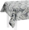 LILENO HOME Tischdecke abwaschbar als Meterware 240x140cm (Schnittkante) in Monstera grau Elegance Motiv - Wachstuchtischdecke wasserabweisend ideal als Tischtuch o. Tischläufer für Bierzeltgarnitur