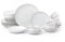 30pc Platinum Porcelain Dinner Set