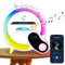 LED Table Lamp with Wireless Charger, Dimmable Night Light with 15W Wireless Charger, Bedside Lamps with USB Port, Bluetooth Speaker, Alarm Clock, RGB Color Changing Night Light for Home Bedroom Dorm
