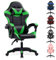 Lishetimig Gaming Chair, Computer Chair with Lumbar Support, Ergonomic Video Game Chair with Headrest, 360°-Swivel Seat for Office, Home or E-sports Playroom (Green)