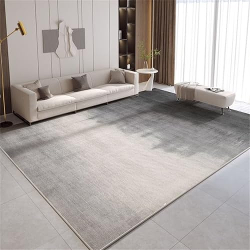 RUGMRZ Outdoor teppiche 160x280cm grau, Teppich XXL Abstraktes minimalistisches Design für den Flur im Wohnzimmer
