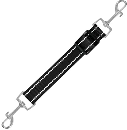 Hundehalsband-Clips – reflektierende Sicherheitsverschlüsse, Hundehalsband-Verlängerung, Geschirr-Befestigung – für tägliche Reisen, Spazierengehen, Training, Wandern, Radfahren, Größe M und L