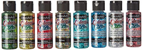 DECO ART Galaxy GLTTR 8/PK Multicolor, Assorted, One Size