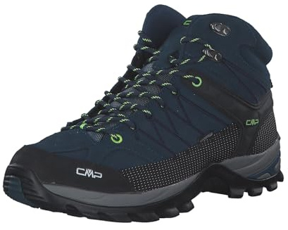 CMP Herren Trekking Schuhe Rigel MID 3Q12947 Blue Ink-Yellow Fluo 39, 08mf Blue Ink Yellow Fluo, 39 EU