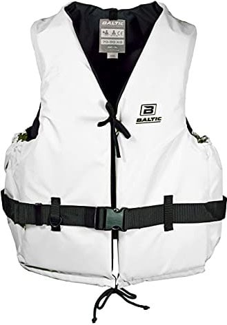 Baltic Schwimmhilfe Aqua weiß (Mod. 4535) Schwimmweste für erfahrene Schwimmer auf Binnengewässern, Größe:70-90kg