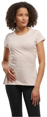 Build Your Brand Damen T-Shirt Basic Tee, Kurzarm Frauen T-Shirt mit Rundhalsausschnitt aus Baumwolle, in vielen Farben erhältlich, Größen XS-5XL