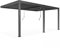 Oviala Pergola bioclimatique adossée Aluminium 6 x 3 x 2.5 m